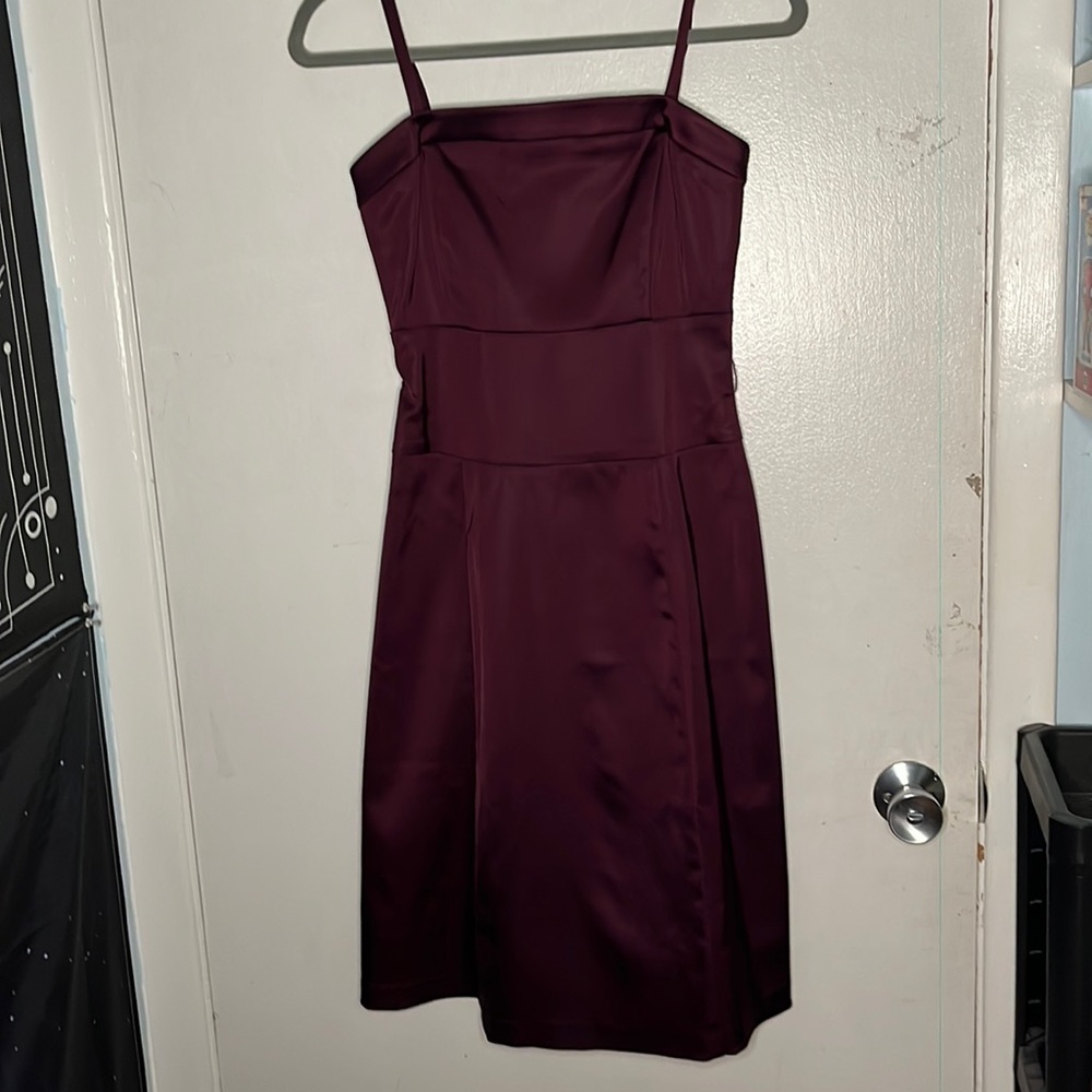 Janesville maroon, mini dress